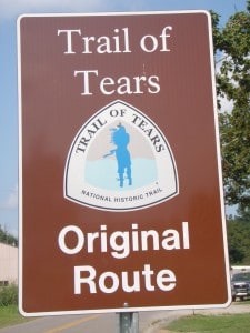 trail of tears original route